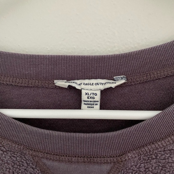 American Eagle Women’s Purple Crewneck Sweater Size XL - Picture 3 of 4
